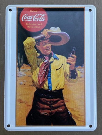 09297-1 € 4,00 ccoa cola ijzeren plaatje afb cowboy 10x 8 cm.jpeg